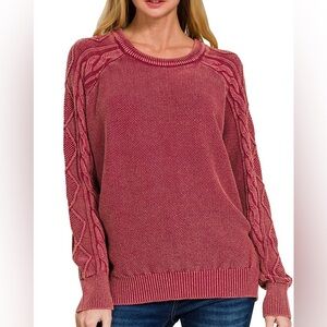 28. Bibi Cable Knit Sweater